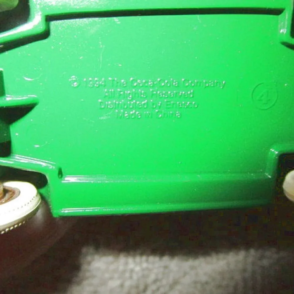 1994 Vtg Coca Cola On The Road Christmas Ornament Santa's Truck Enesco 592528